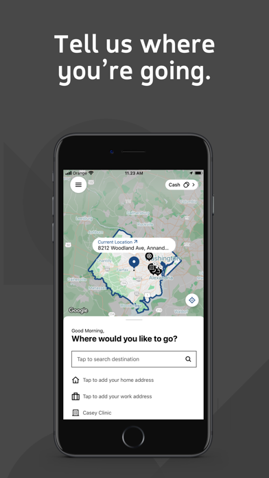 Alexandria DOT Paratransit Screenshot