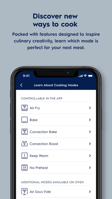 Electrolux Oven Screenshot