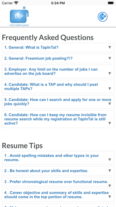 TapInTal Screenshot