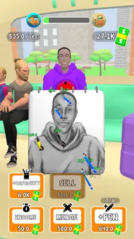 Game screenshot Drawing Strangers apk