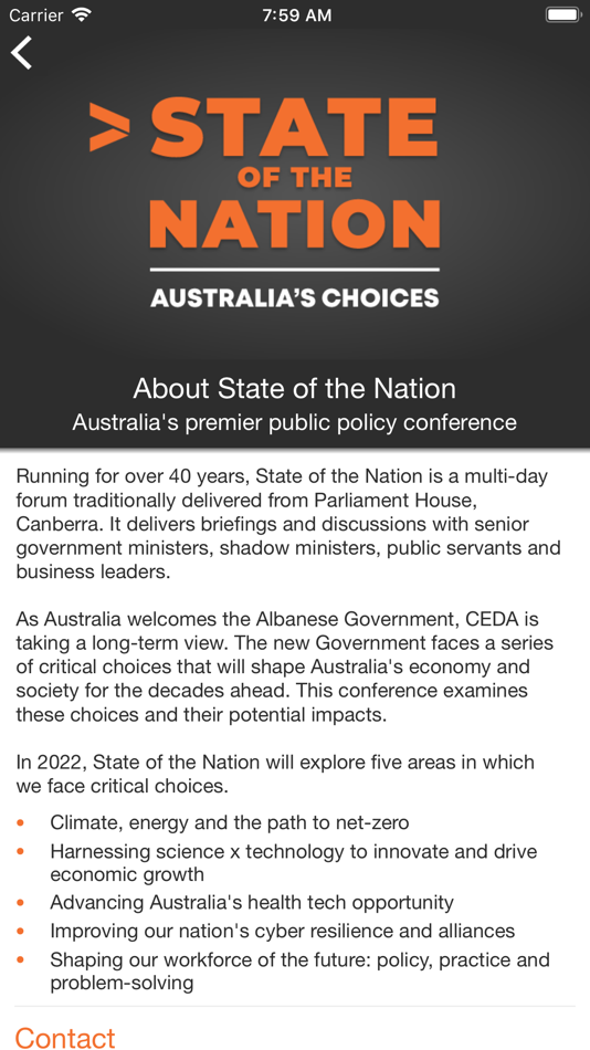 #2. CEDA State of the Nation 2022 (iOS) 由: CEDA – Committee for Economic Development of Australia