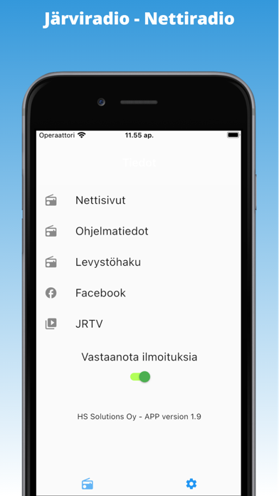 Järviradio Screenshot