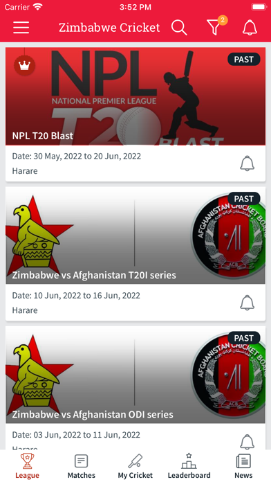 Zimbabwe Cricket Screenshot