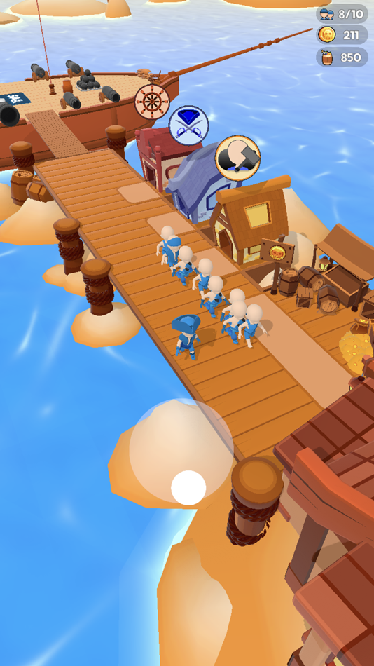 #7. Captains Idle (iOS) 由: WORLDNMORE TEKNOLOJI ANONIM SIRKETI