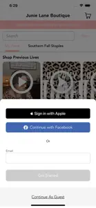Junie Lane Boutique screenshot #1 for iPhone