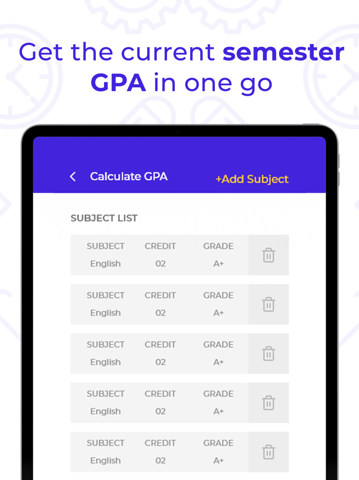 GPA Calculator App