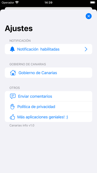 Canarias info Screenshot