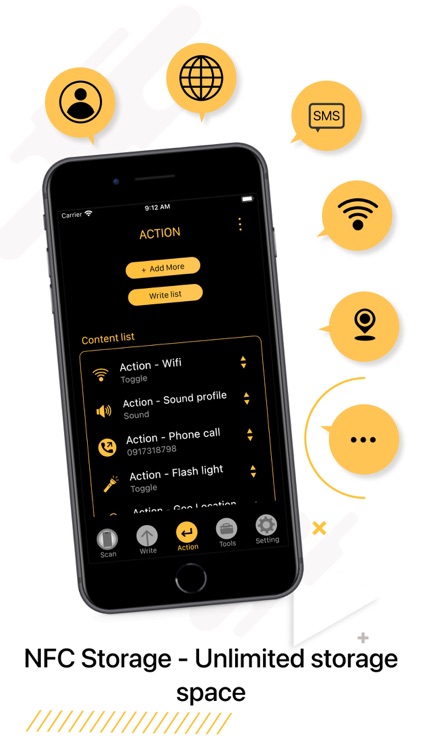 Read NFC tools- NFC tagwriter