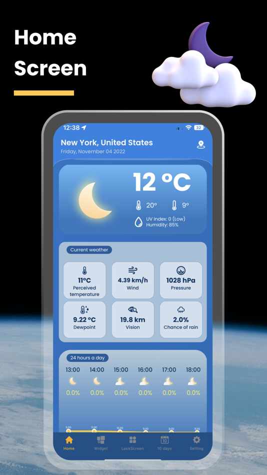 #7. Weather Widget: Live Radar App (iOS) 由: Mobile Smart Growth