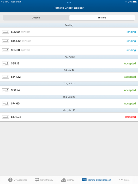 Mobile Bank of Hays iPad screenshot 6 - Finance app