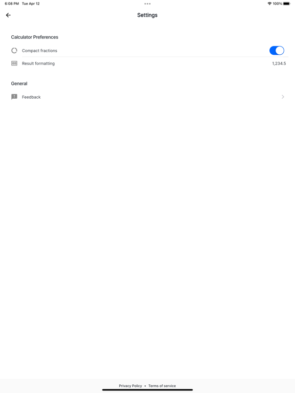 App screenshot