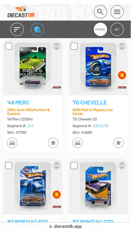 #2. DiecastDB (iOS) Av: Redline Diecasts Limited