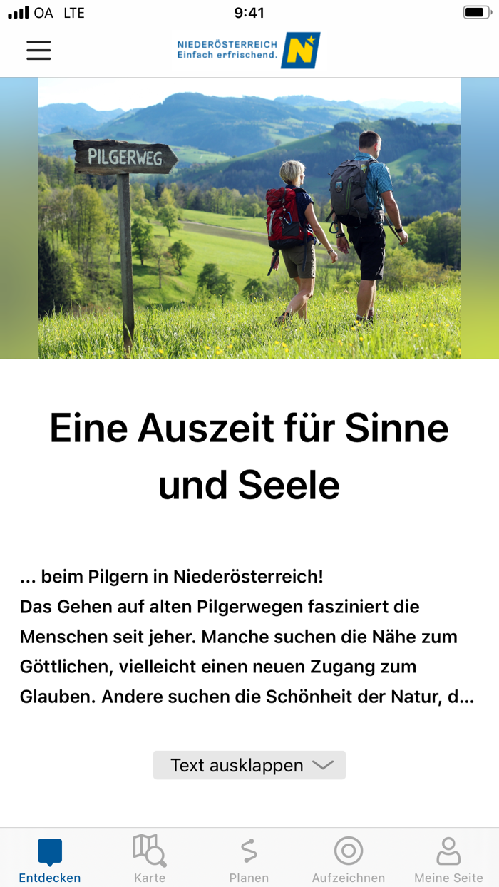 Pilgern in Niederösterreich