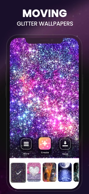 Glitter Live Wallpapers Moving をapp Storeで