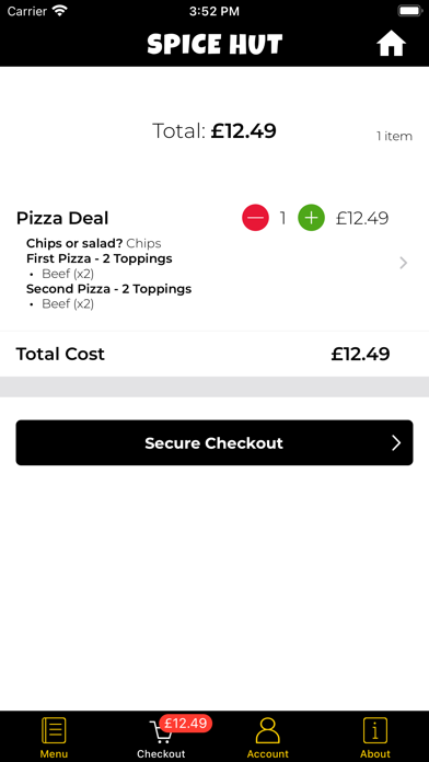 Spice Hut Bolton Screenshot