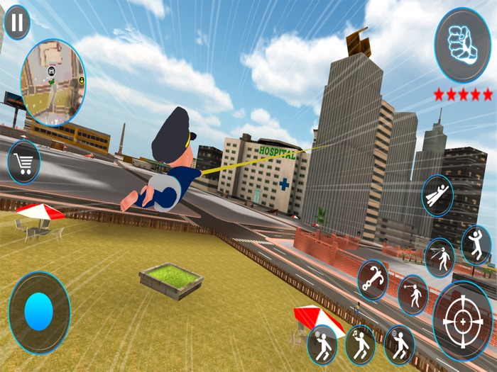 Baby Police Rope Hero