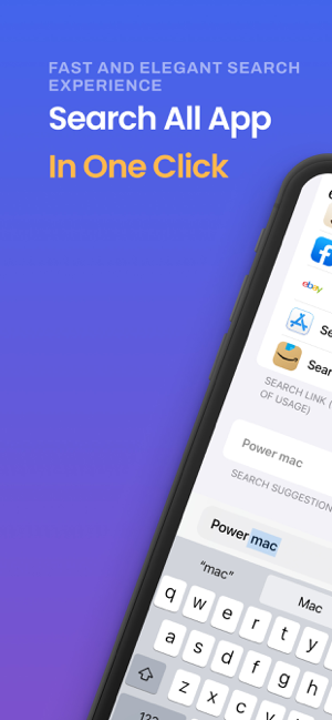 ‎OneSearch-Fast Search Launcher Screenshot