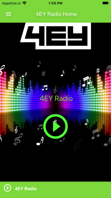 4EY Radio Screenshot
