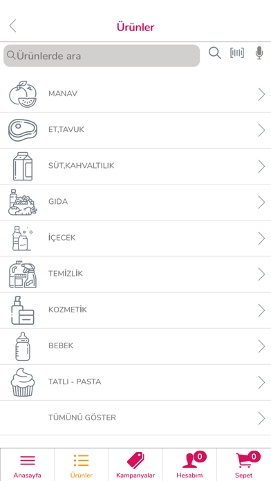 IYAŞ Sanal Market Screenshot