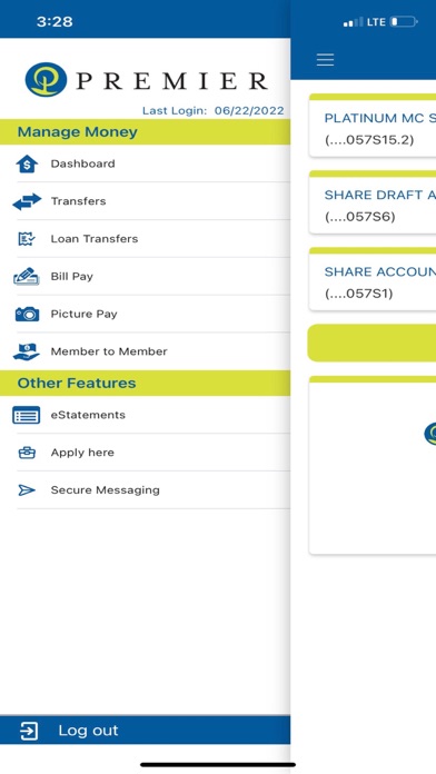 Premier Credit Union Mobile Screenshot