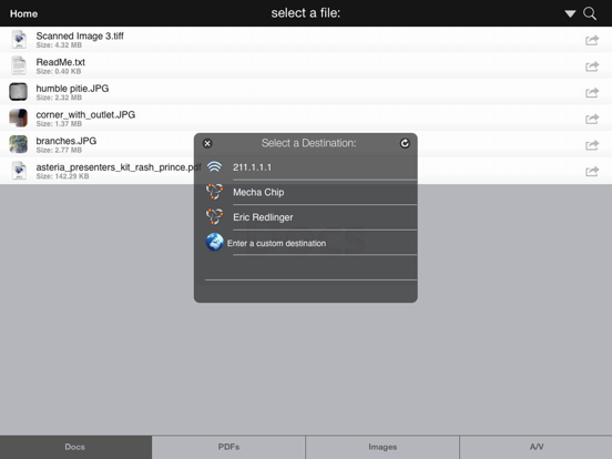 DropCopy iPad screenshot 4 - Utilities app