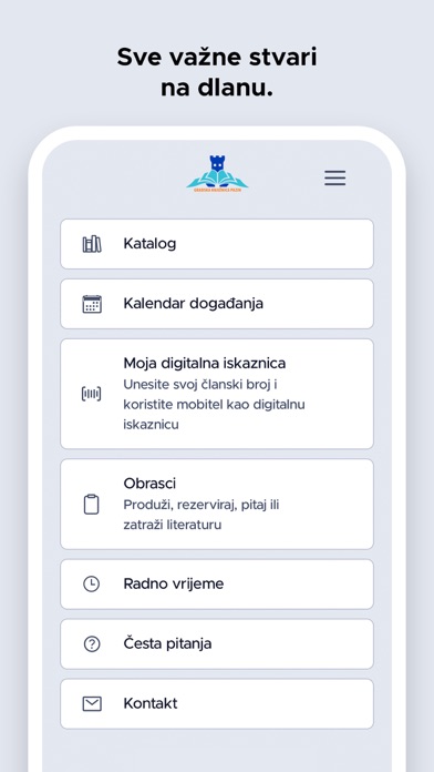 Gradska knjižnica Pazin Screenshot