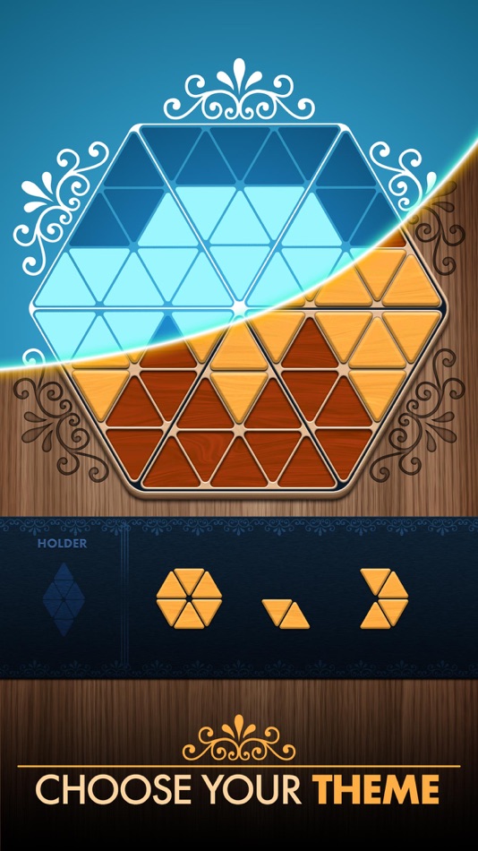 #10. Woody Poly Block Hexa Triangle (iOS) 由: Athena Studio