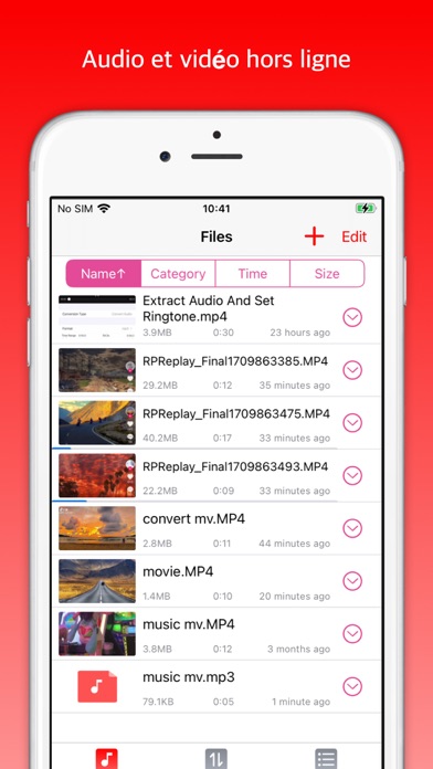 Screenshot #1 pour Convertisseur mp3 - musique