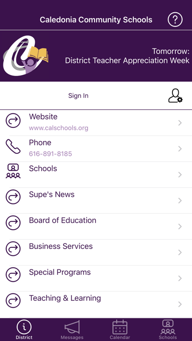 Caledonia Community Schools PC 용