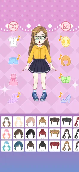 Game screenshot はじめてのきせかえ　最初に遊ぶ着せ替えアプリ apk