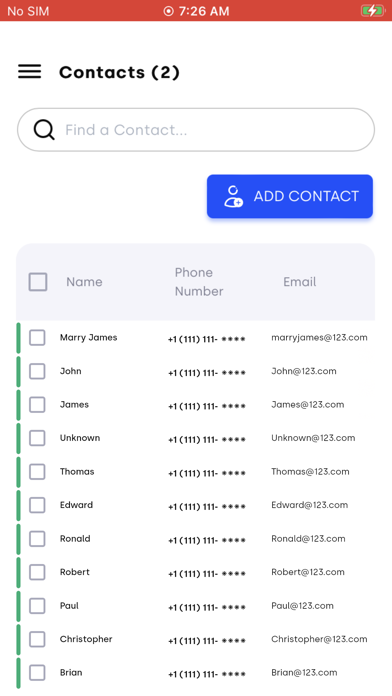 Falkon SMS Screenshot