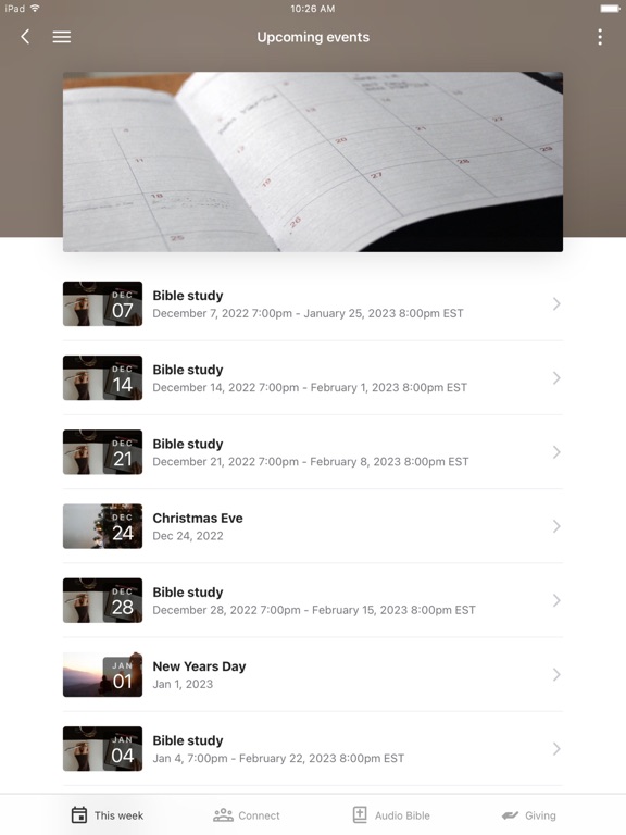 Breakthrough Worship Center iPad screenshot 3 - Education app