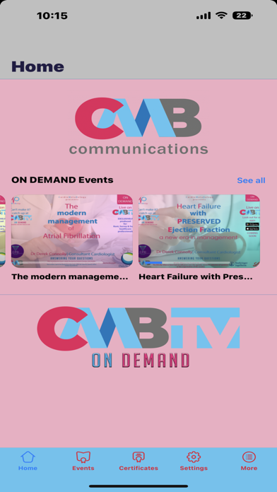 CMBTV On-Demand Screenshot