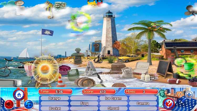 Hidden Objects USA Spy Quest