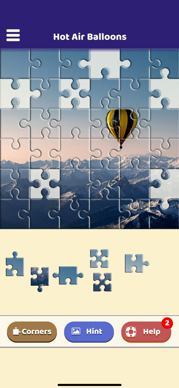 Hot Air Balloons Puzzle