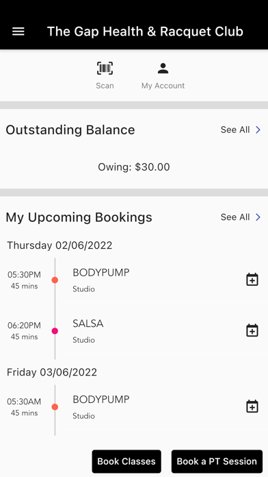 The Gap Fitness Club Screenshot