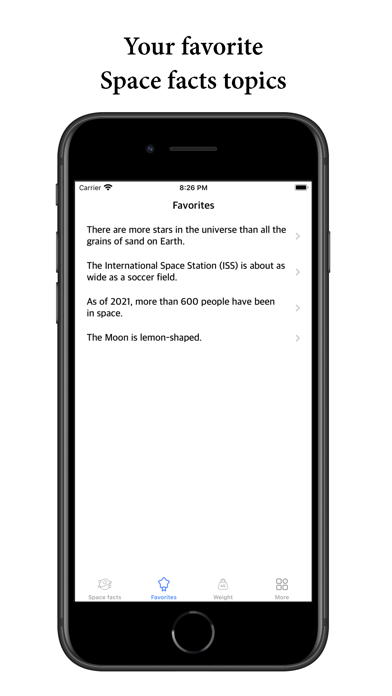 Space Amazing  Facts Screenshot
