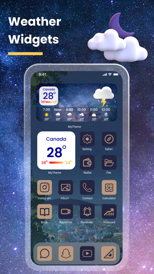 #5. Weather Widget: Live Radar App (iOS) 由: Mobile Smart Growth
