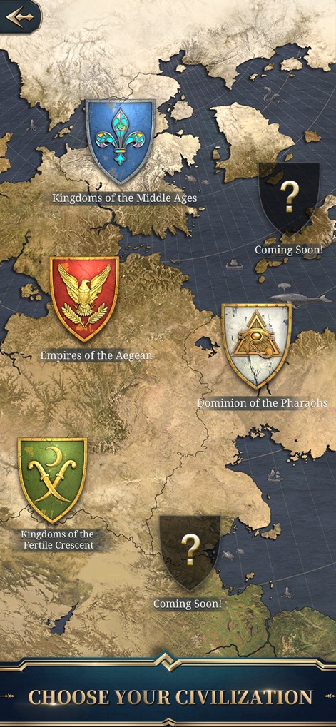 War Eternal - war-eternal-civilization-selection-map