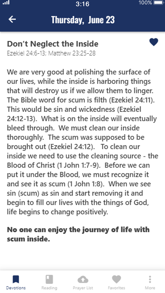 #3. Deep & Wide Devotional (iOS) 由: Landmark Baptist Church of Haines City Inc.