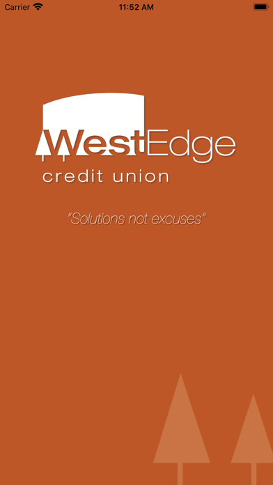 WestEdge Mobile Banking App Screenshot