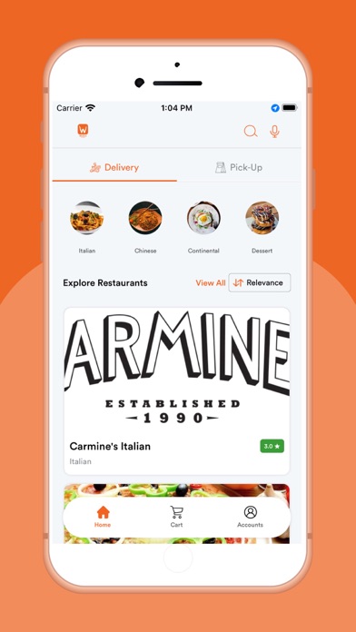 WeEat App Screenshot