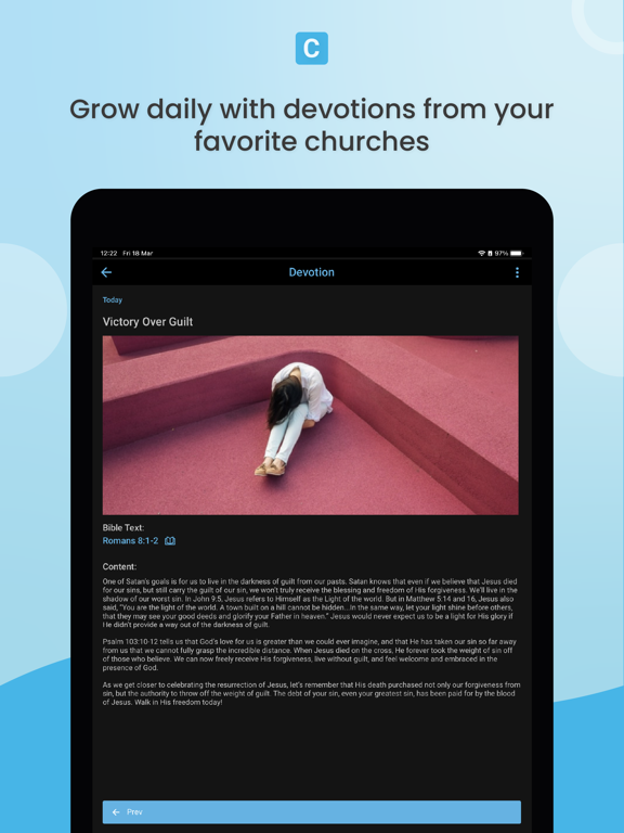 Churchee iPad screenshot 5 - Lifestyle app
