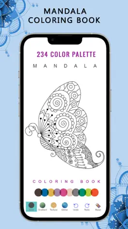 Game screenshot Mandala Coloring Pages Adult mod apk