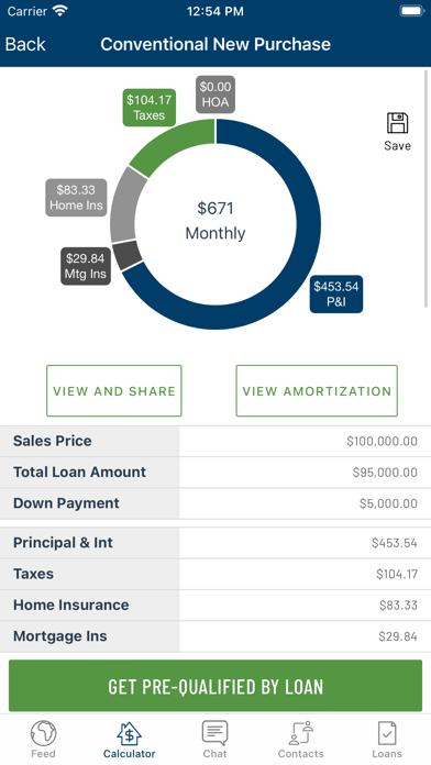 Emm Loans Mortgage Application Screenshot