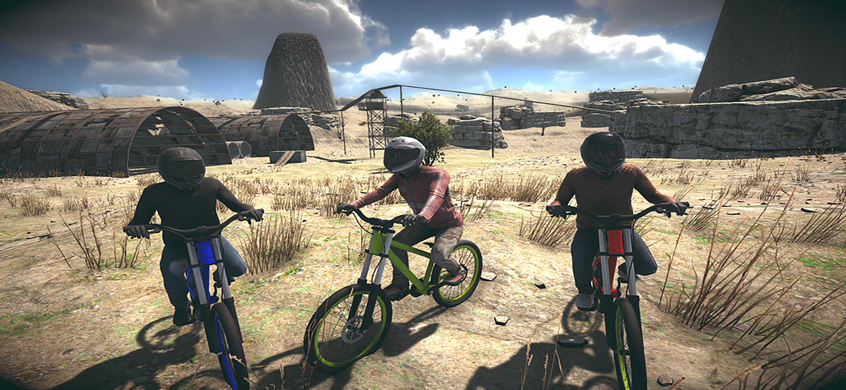 Offroad BMX Cycle Bike Stunts