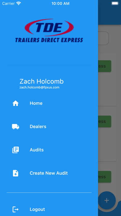 TDE Audit App Screenshot