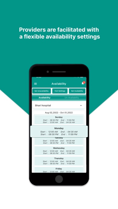 TheraTap Provider Screenshot