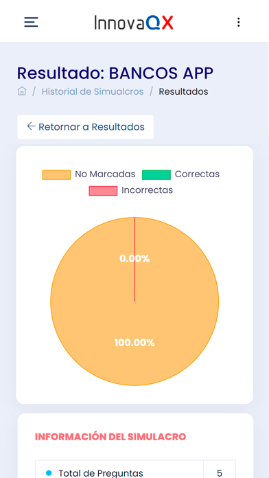 InnovaQx Bancos Screenshot