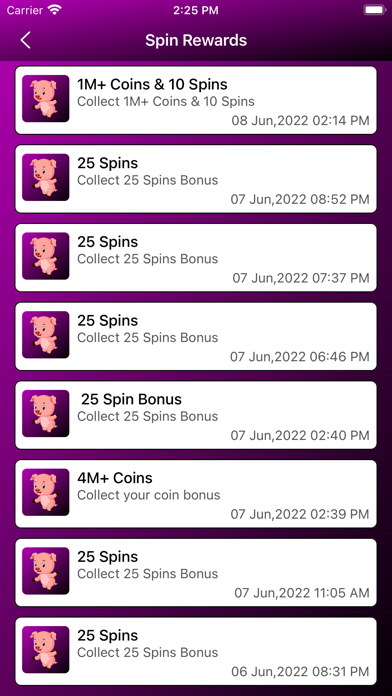 Spin Rewards - CM Spins Screenshot